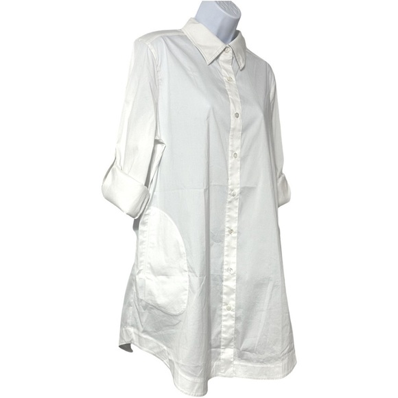 Missook MWOT SHIRT DRESS MIDI LENGTH Medium - Picture 3 of 5